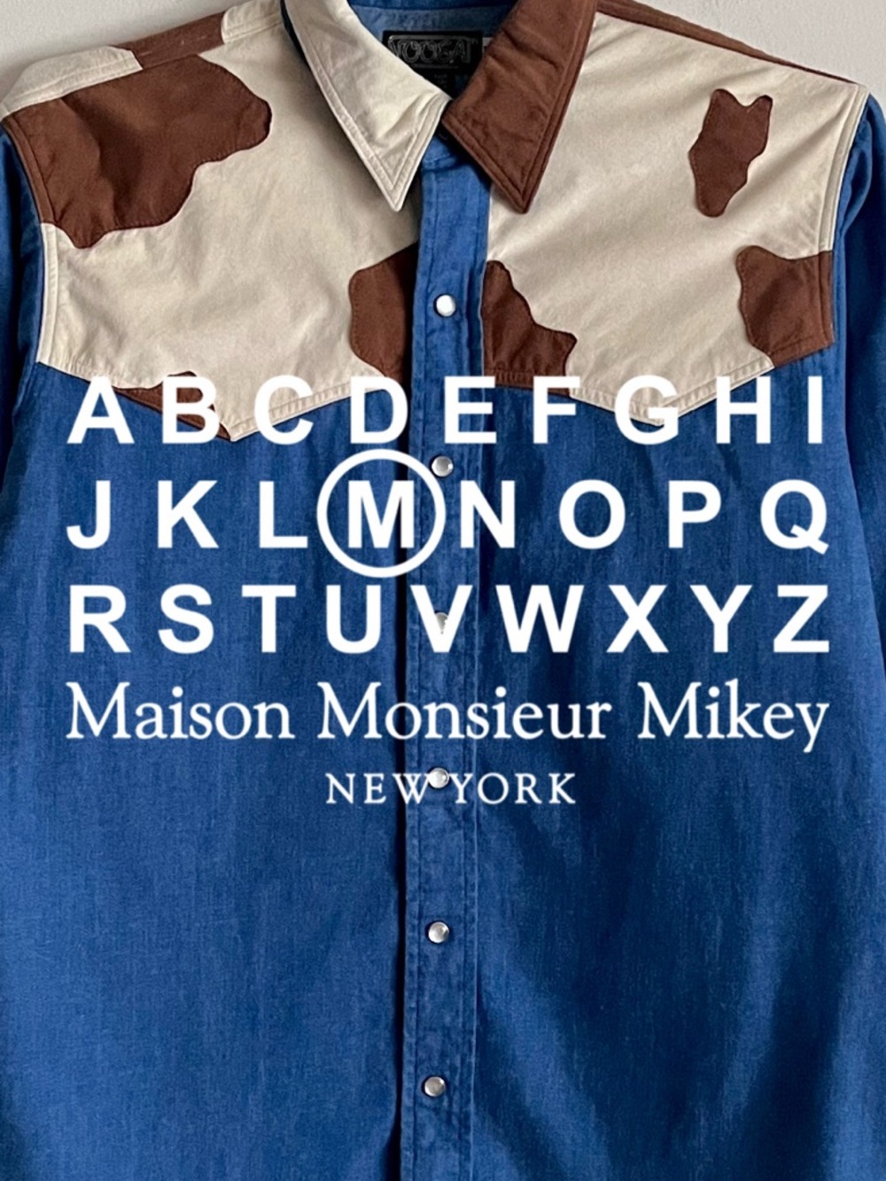 Western Denim Cowboy Shirt - M